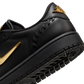 Jordan 1 Low Method of Make Black Metallic Gold (Women's)