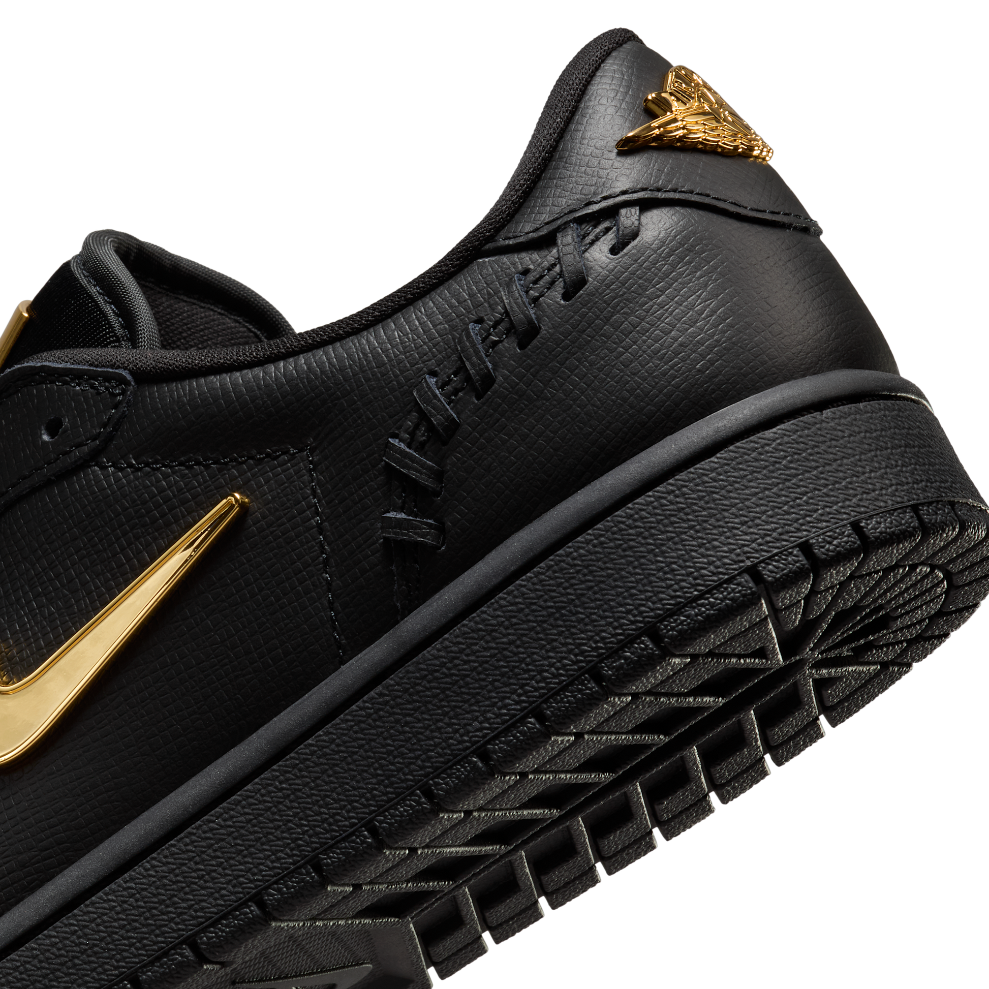 Jordan 1 Low Method of Make Black Metallic Gold (Women's)