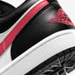 Jordan 1 Low Black Siren Red (Women's)