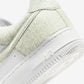 Nike Air Force 1 Low White Pony Hair Heel