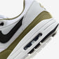 Nike Air Max 1 White Black Medium Olive