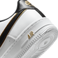 Nike Air Force 1 Low '07 LV8 Double Swoosh White Metallic Gold (GS)