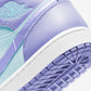 Jordan 1 Mid Purple Aqua