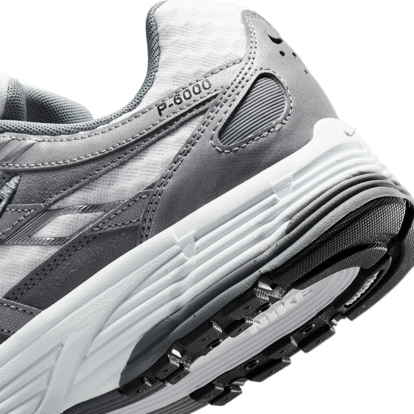 Nike P-6000 White Metallic Cool Grey Black