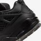 Jordan 4 Retro Net Black (Women's)