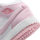 Jordan 1 Mid Pink Foam Fire Red (GS)