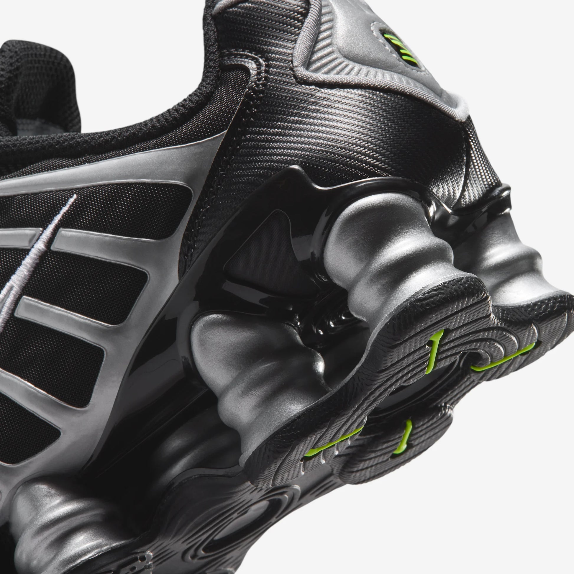 Nike Shox TL Black Volt Metallic Silver (GS)