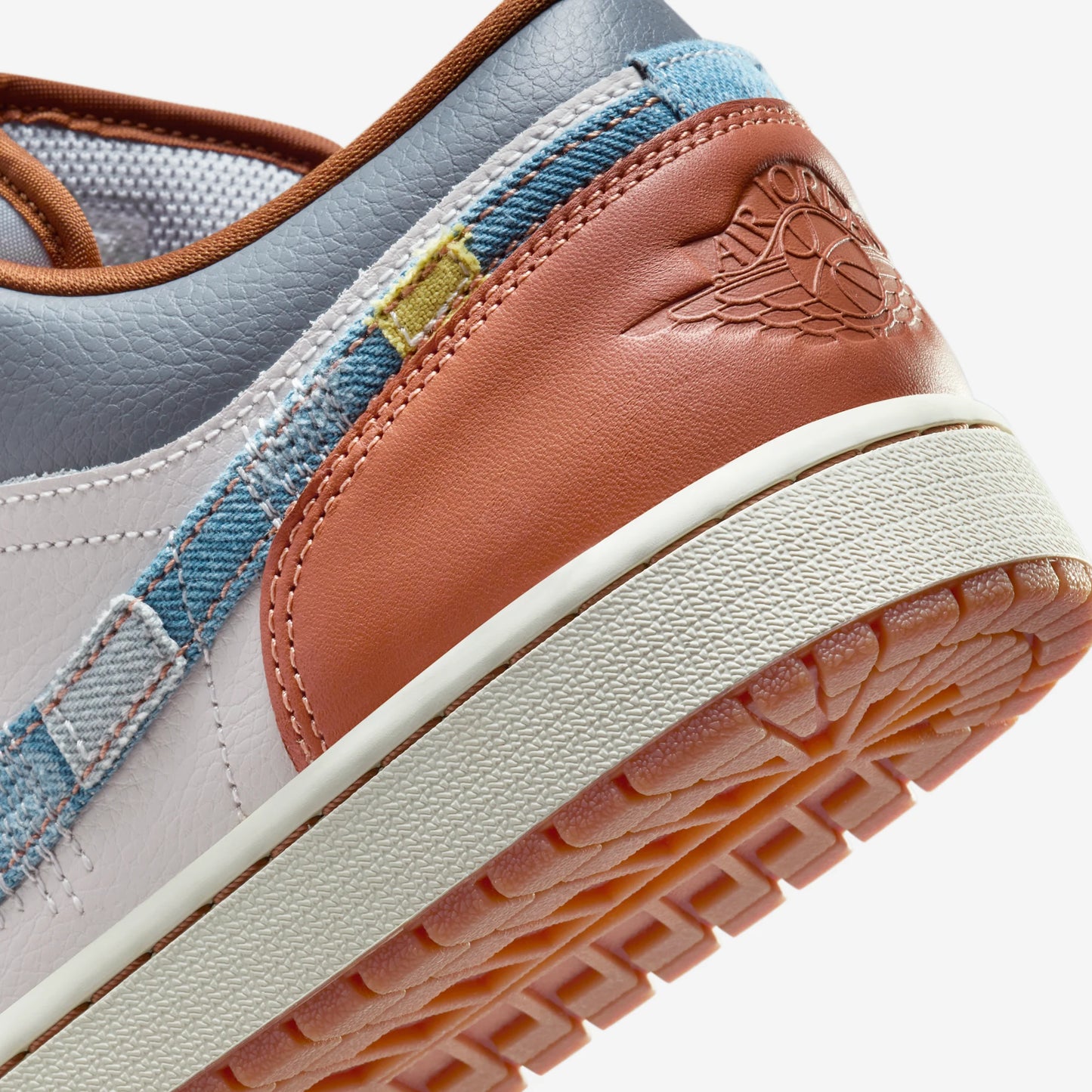 Jordan 1 Low SE Phantom Repaired Denim Swoosh