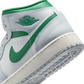 Jordan 1 Mid White Pure Platinum Pine Green