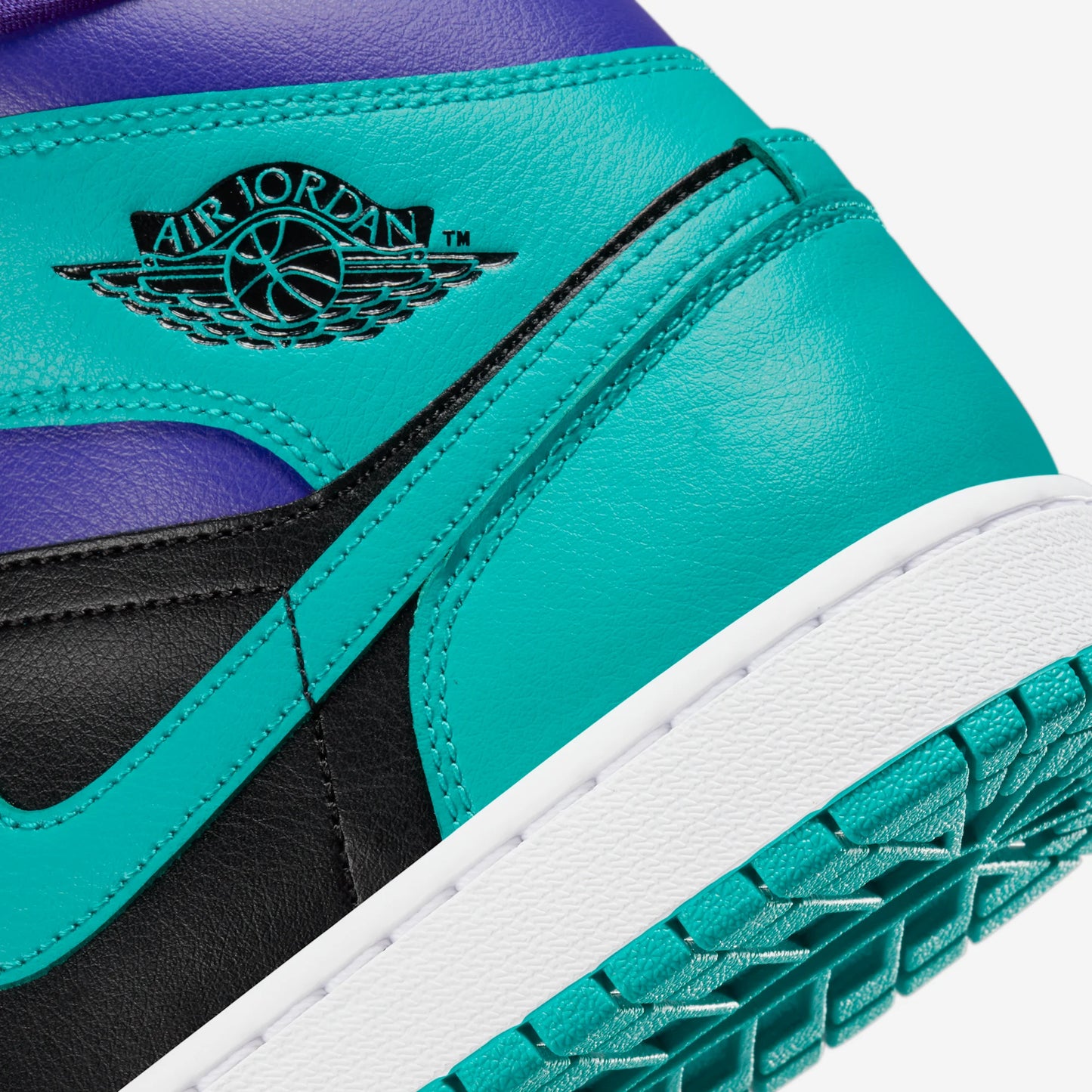 Jordan 1 Mid Black Grape (Women's)