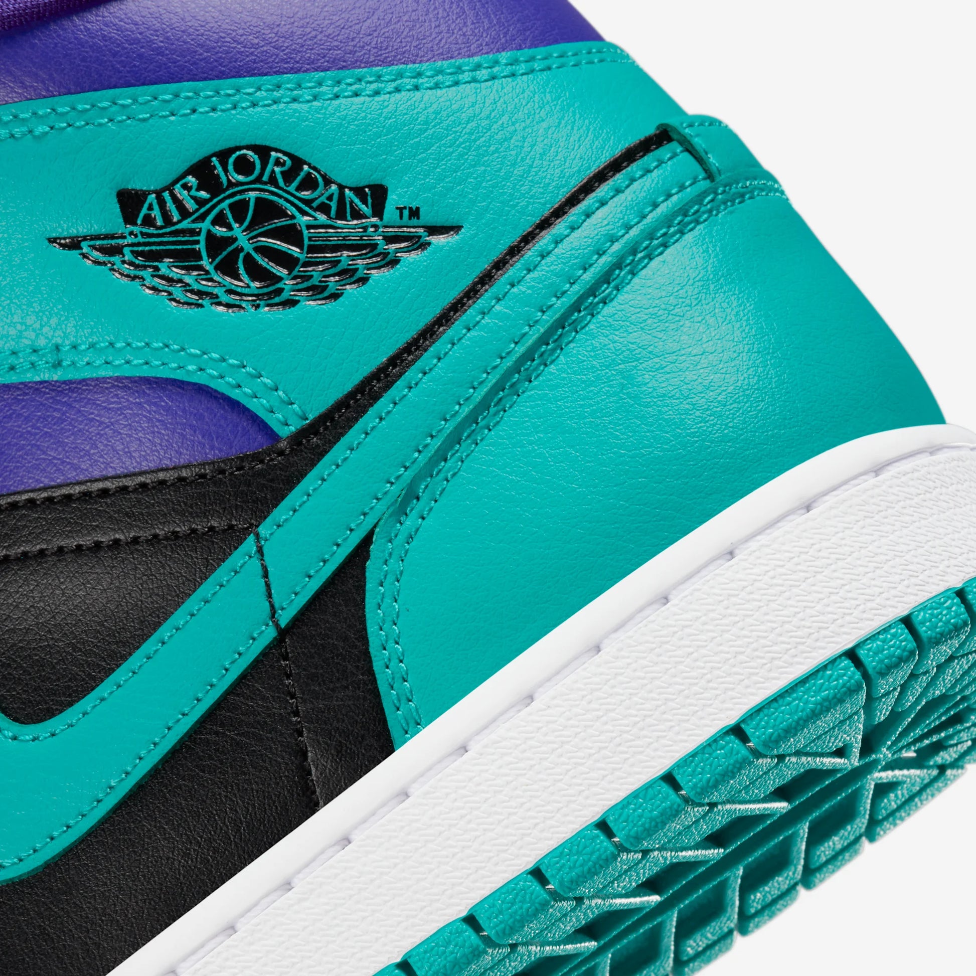 Jordan 1 Mid Black Grape (Women's)