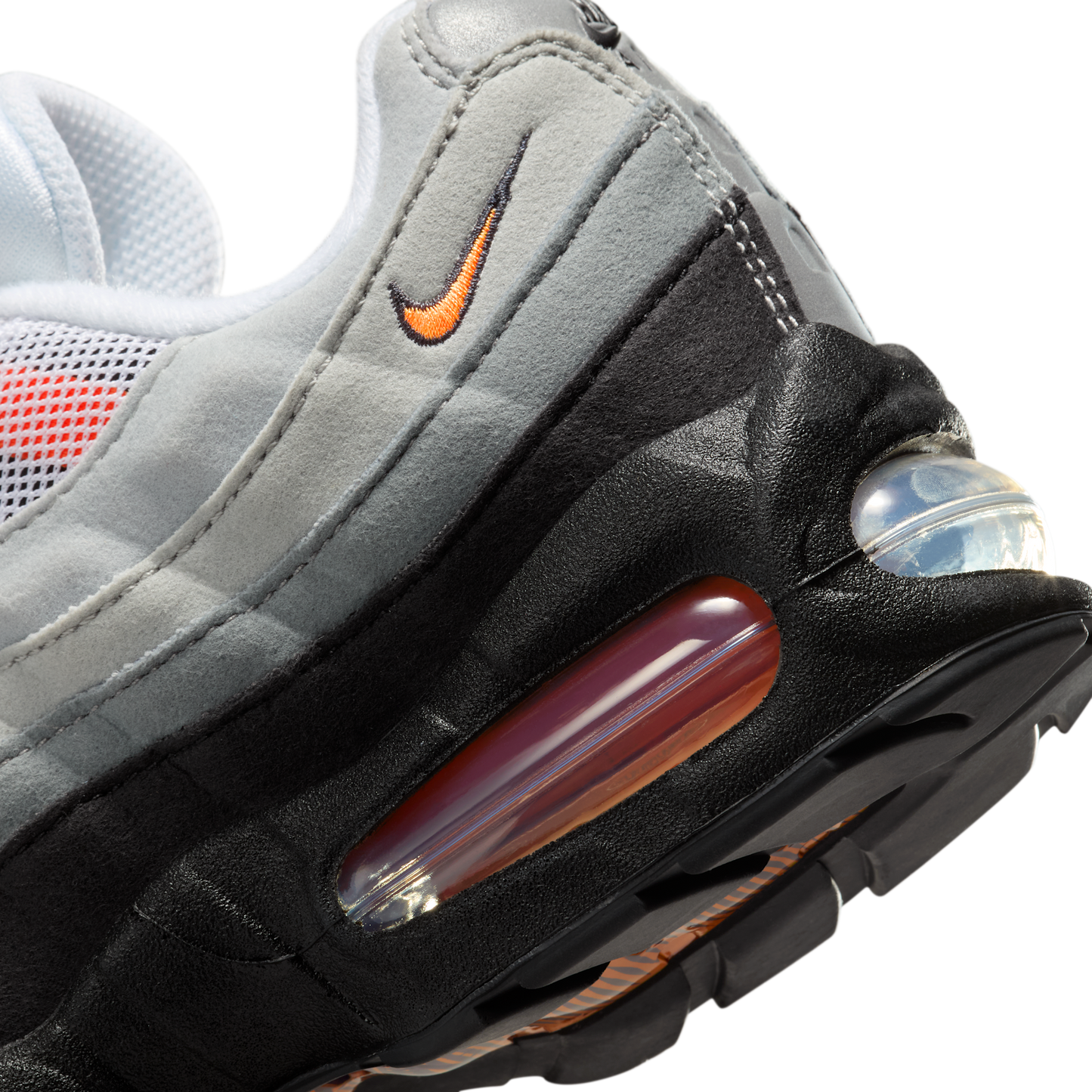 Nike Air Max 95 Big Bubble Black Cool Grey White Bright Mandarin
