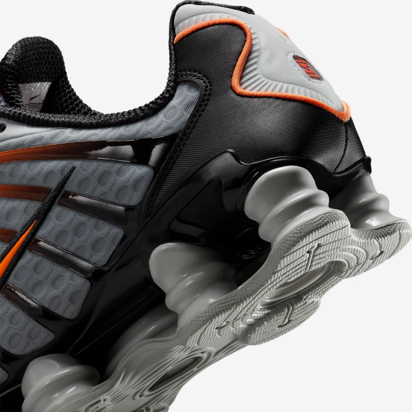 Nike Shox TL Light Smoke Grey Black Bright Mandarin