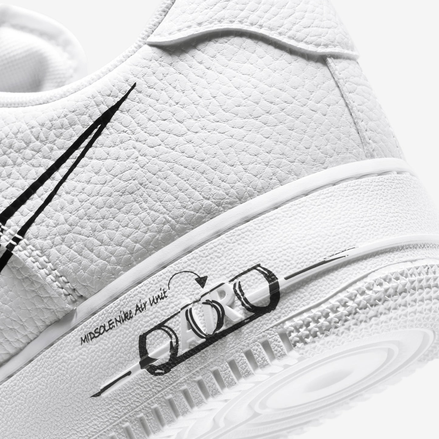 Nike Air Force 1 Low Sketch White Black