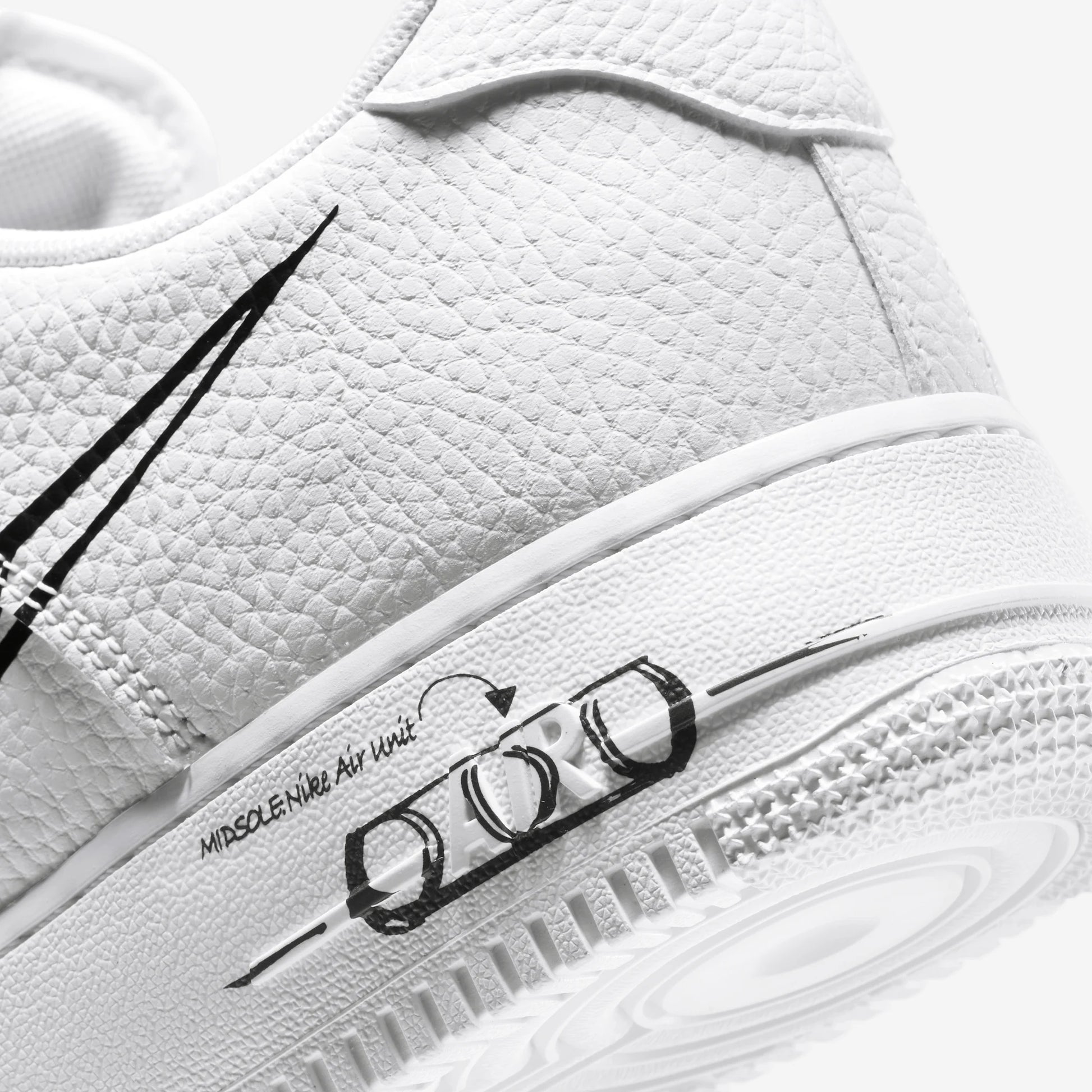 Nike Air Force 1 Low Sketch White Black