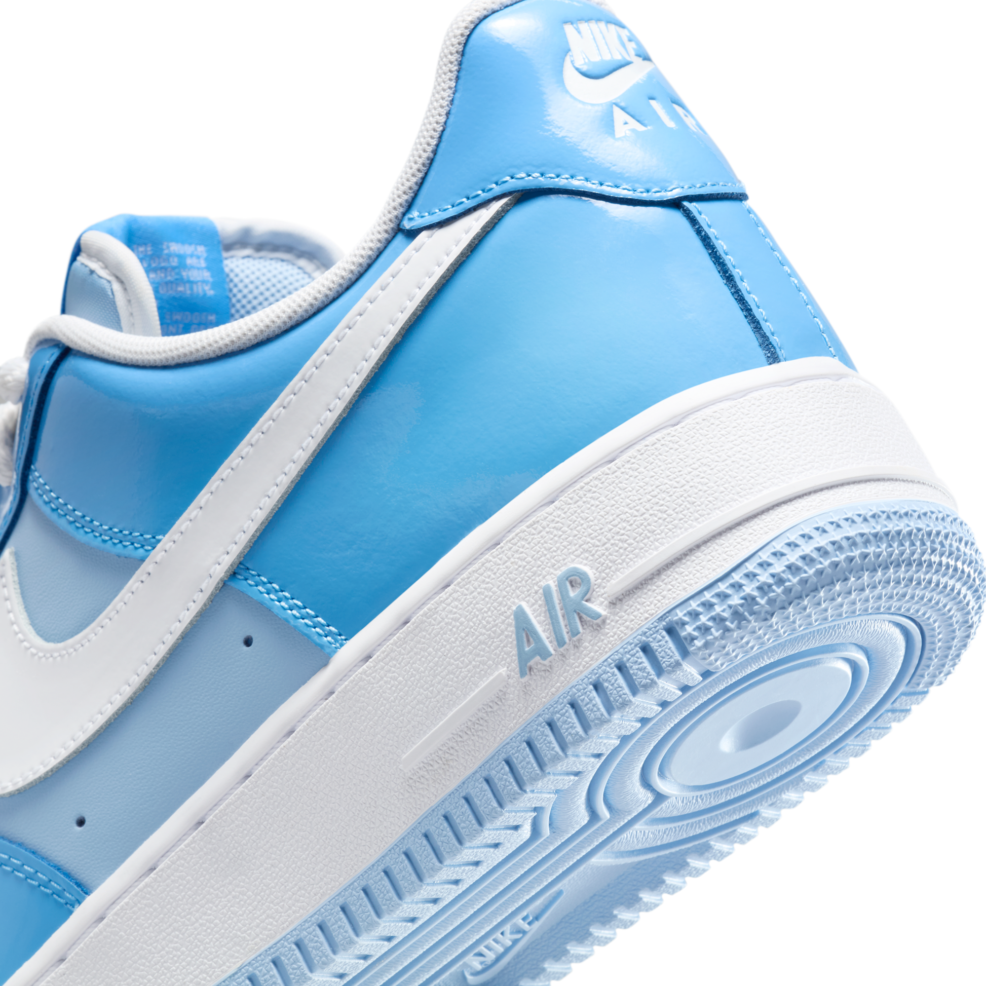 Nike Air Force 1 Low '07 LV8 Phychic Blue White Patent