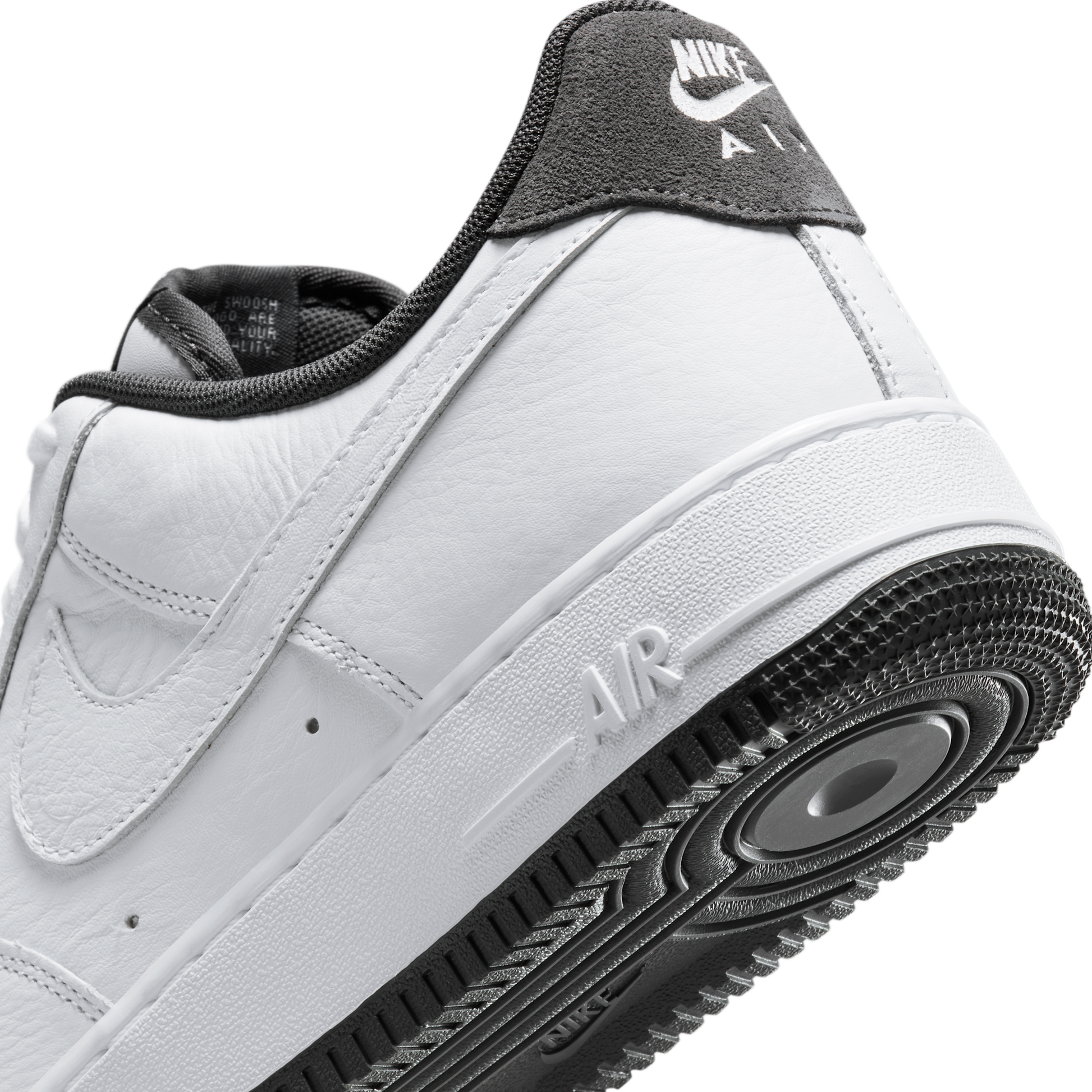 Nike Air Force 1 Low '07 White Anthracite Mini Swoosh