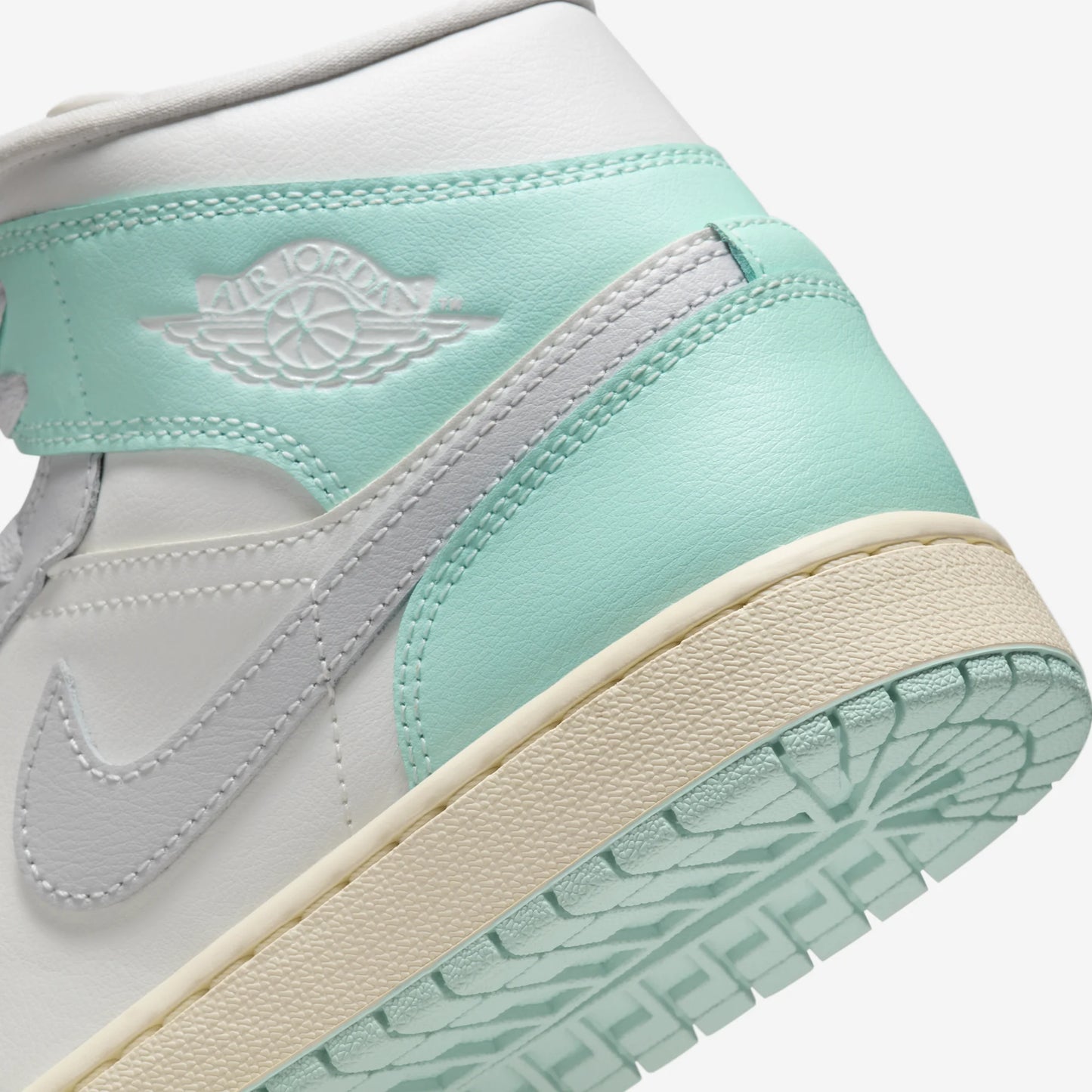 Jordan 1 Mid Football Grey Igloo (Women's)