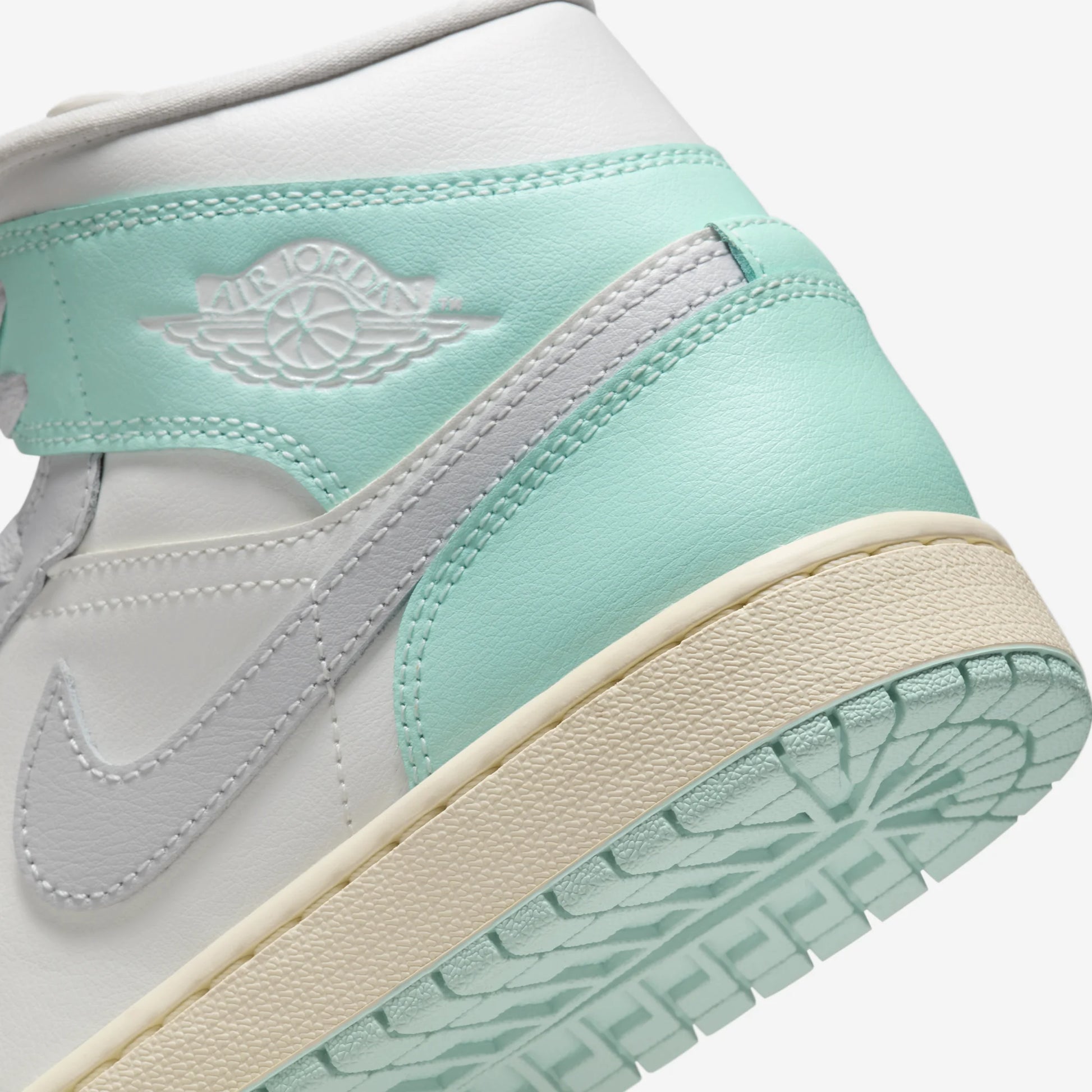 Jordan 1 Mid Football Grey Igloo (Women's)