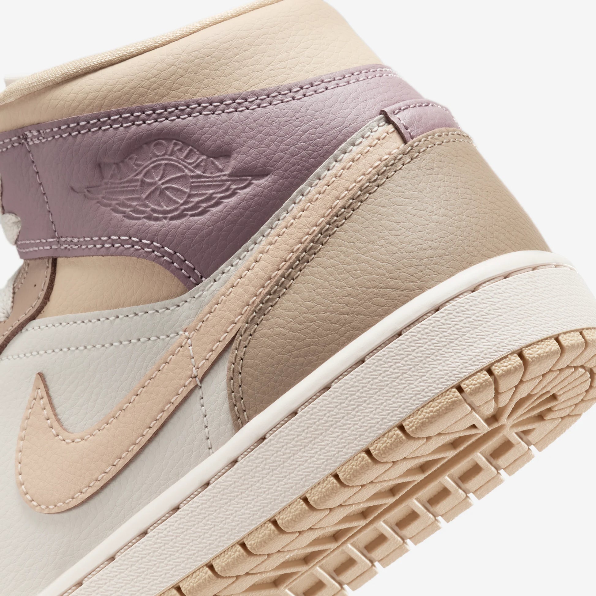 Jordan 1 Mid Light Orewood Brown Taupe Grey (Women's)
