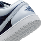 Jordan 1 Low SE Football Grey White Gym Red Midnight Navy (Women's)
