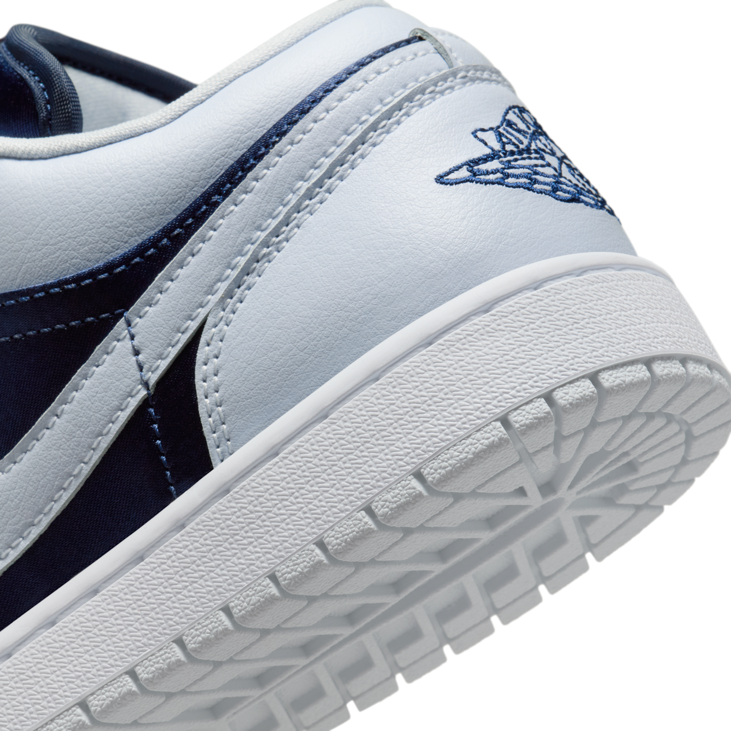 Jordan 1 Low SE Football Grey White Gym Red Midnight Navy (Women's)