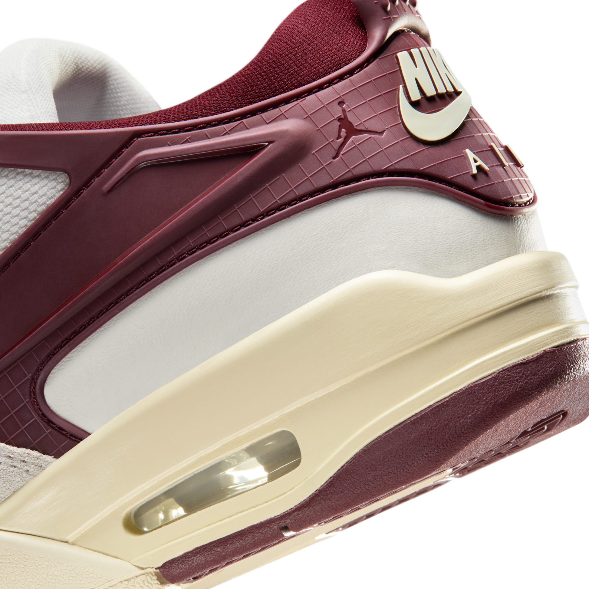Jordan 4 RM Sail Dark Team Red Coconut Milk (Women's)