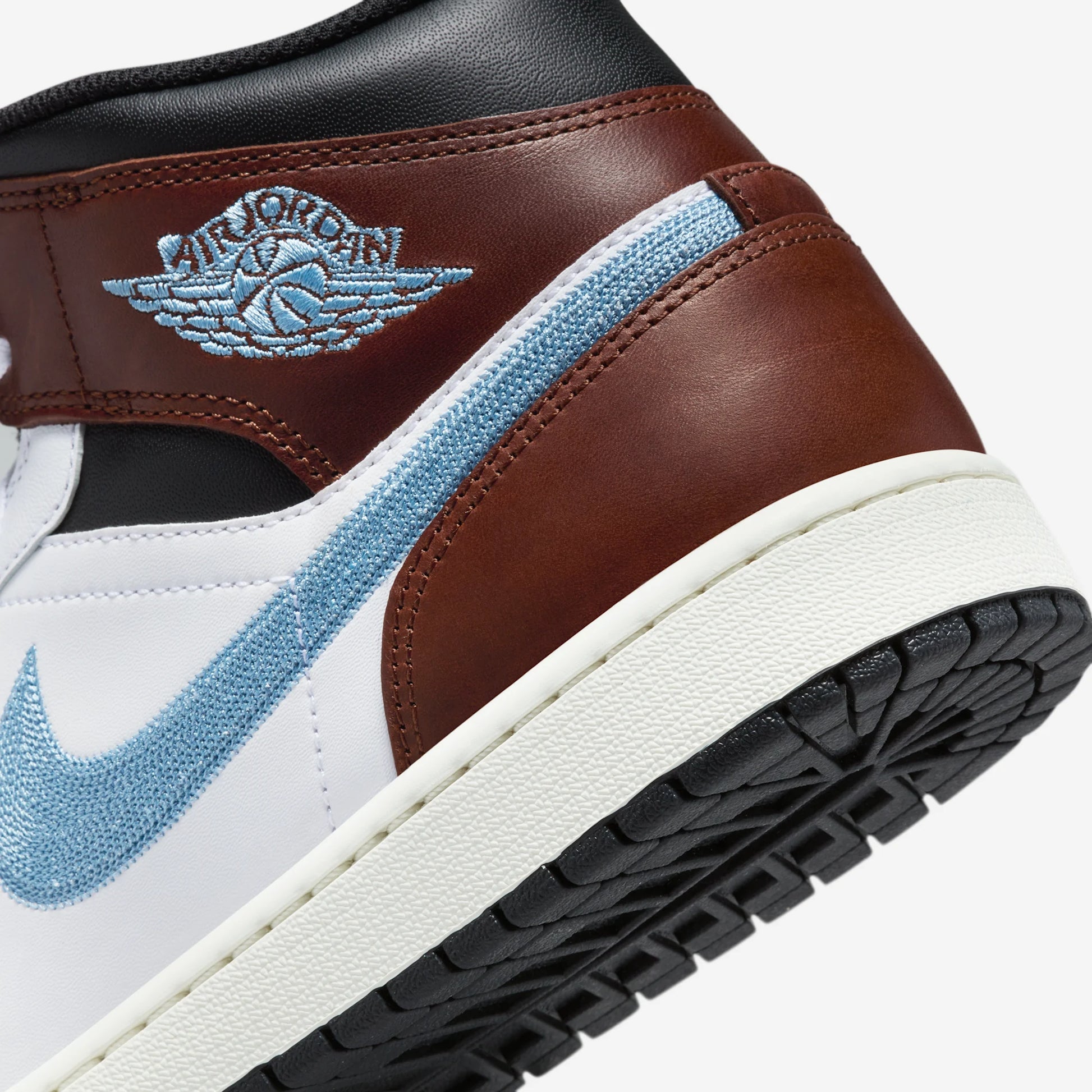 Jordan 1 Mid SE Brown Blue Grey
