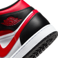 Jordan 1 Mid White Black Red (2022)