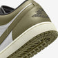 Jordan 1 Low Black Toe Medium Olive