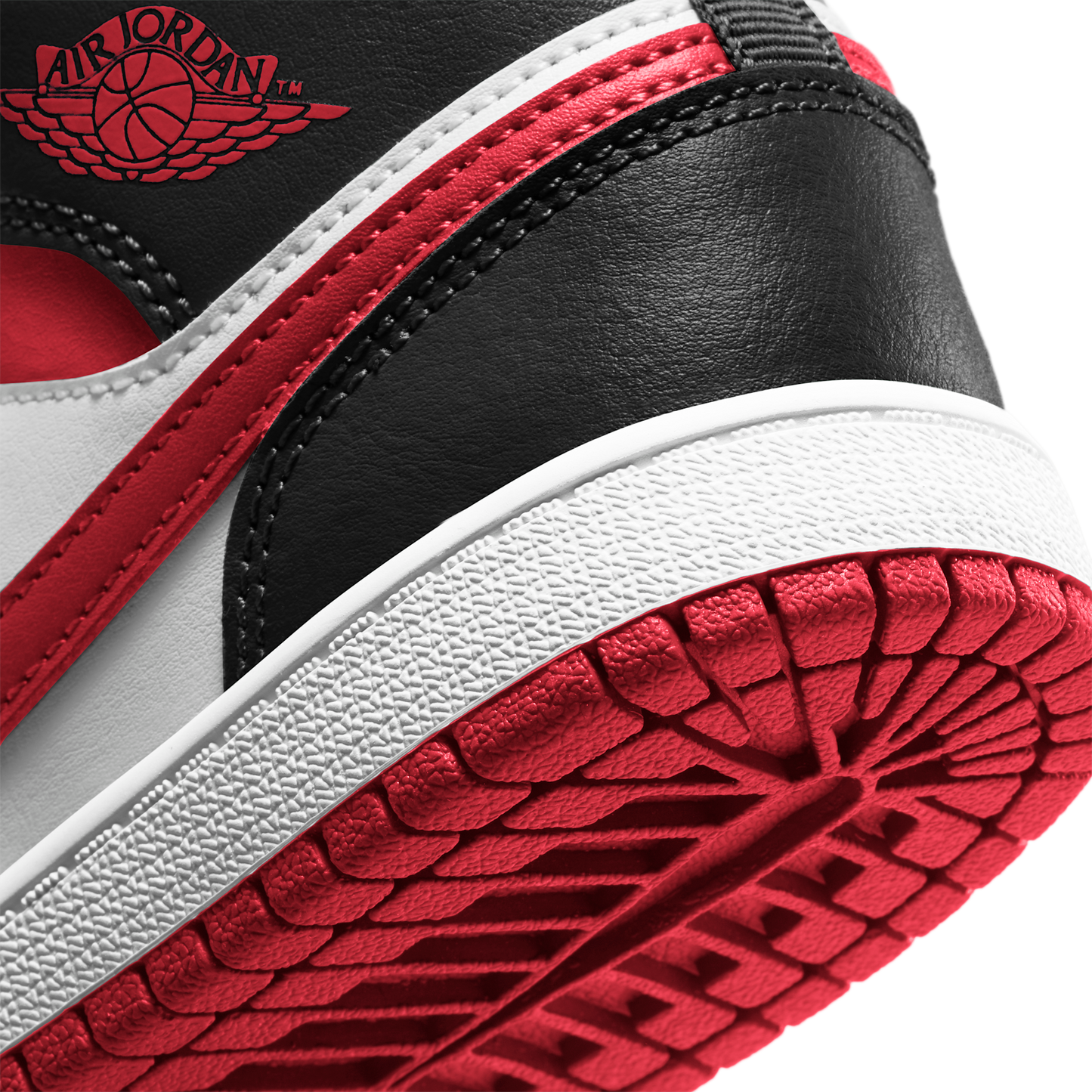 Jordan 1 Mid Gym Red Black White (PS)