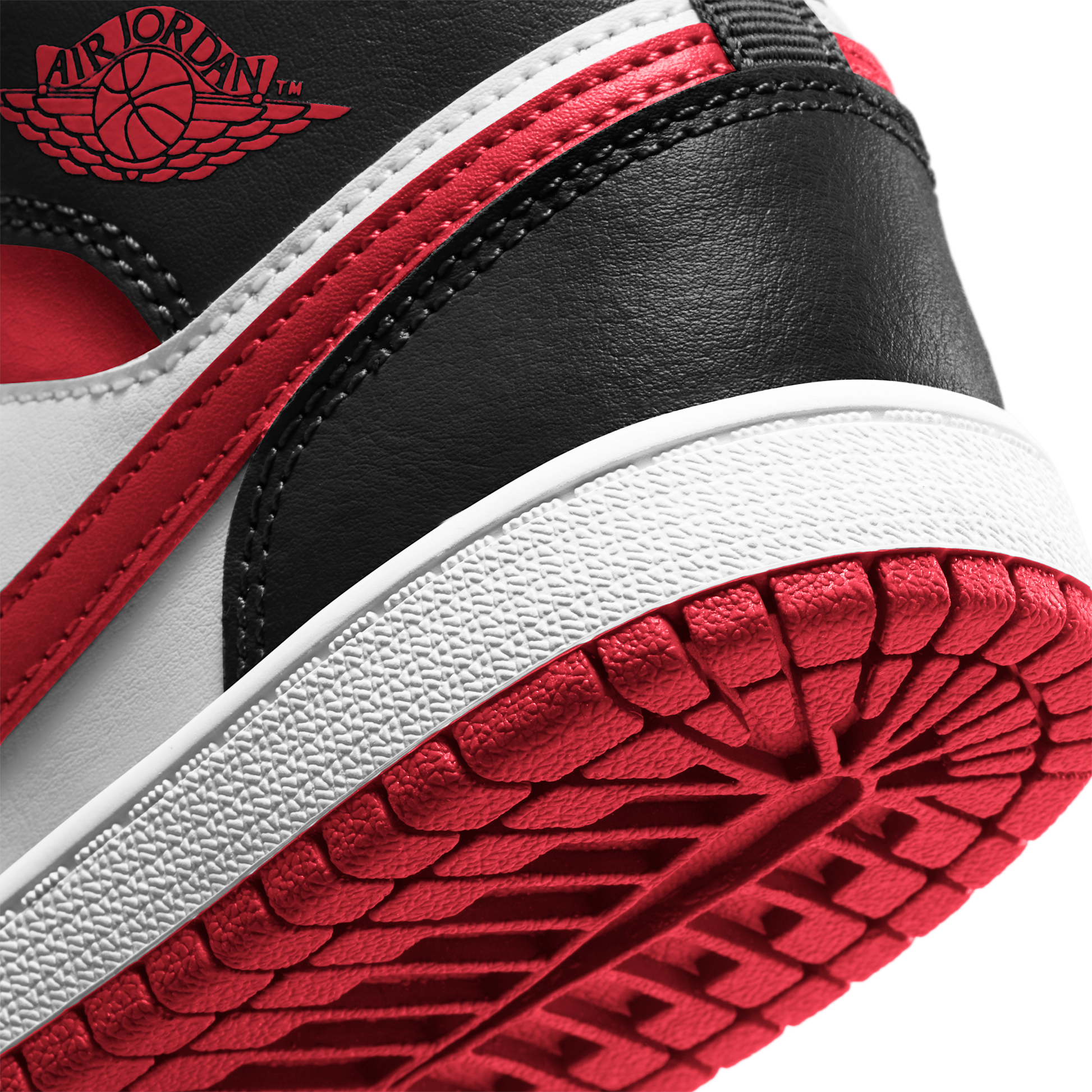 Jordan 1 Mid Gym Red Black White (PS)