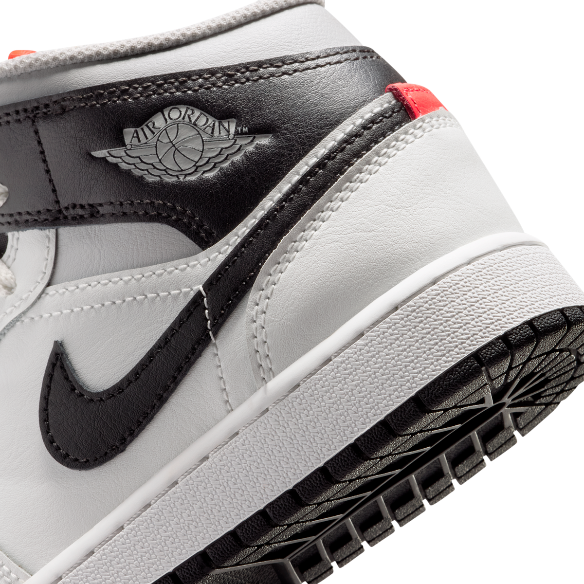 Jordan 1 Mid Summit White Infrared Black (GS)