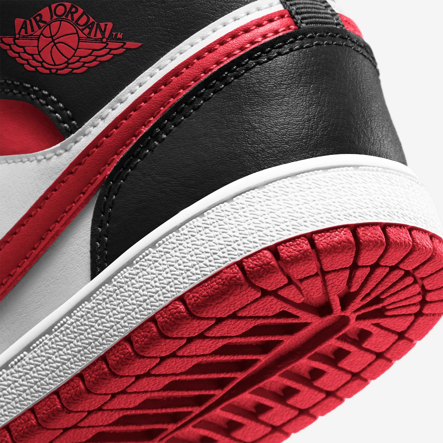 Jordan 1 Mid Gym Red Black White (PS)
