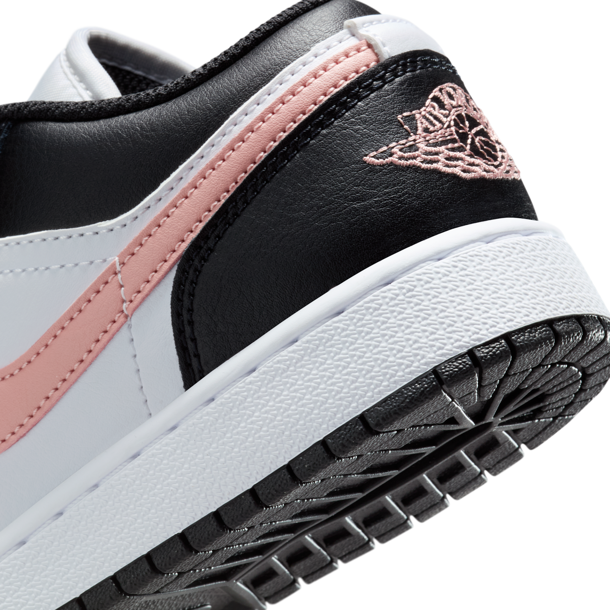 Jordan 1 Low White Black Rust Pink (GS)