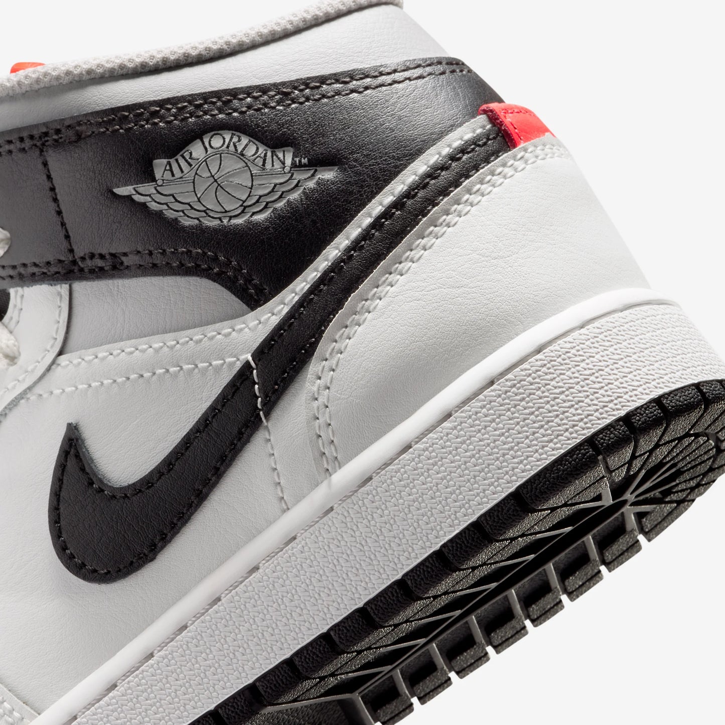 Jordan 1 Mid Summit White Infrared Black (GS)