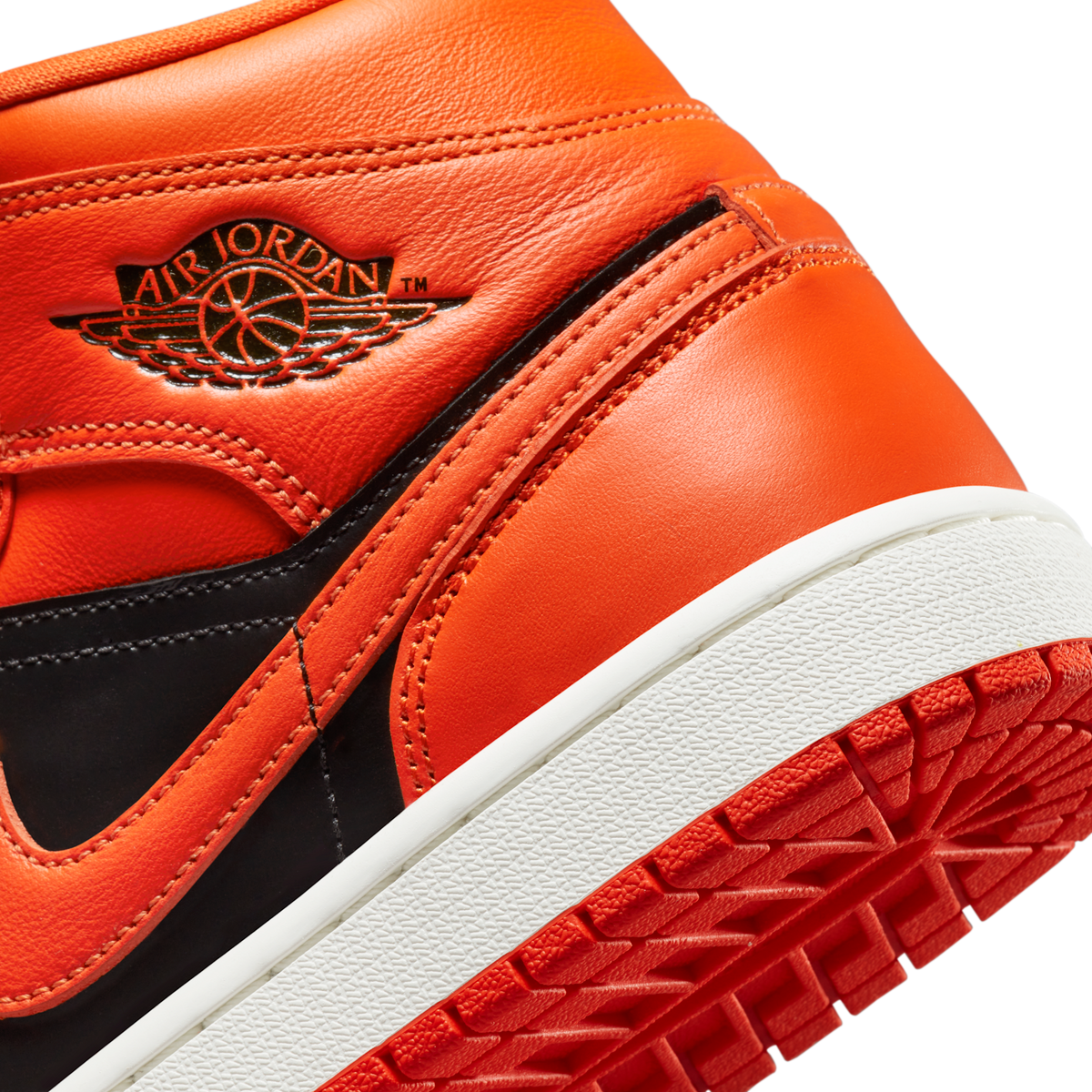 Jordan 1 Mid SE Rush Orange Crimson Bliss (Women's)