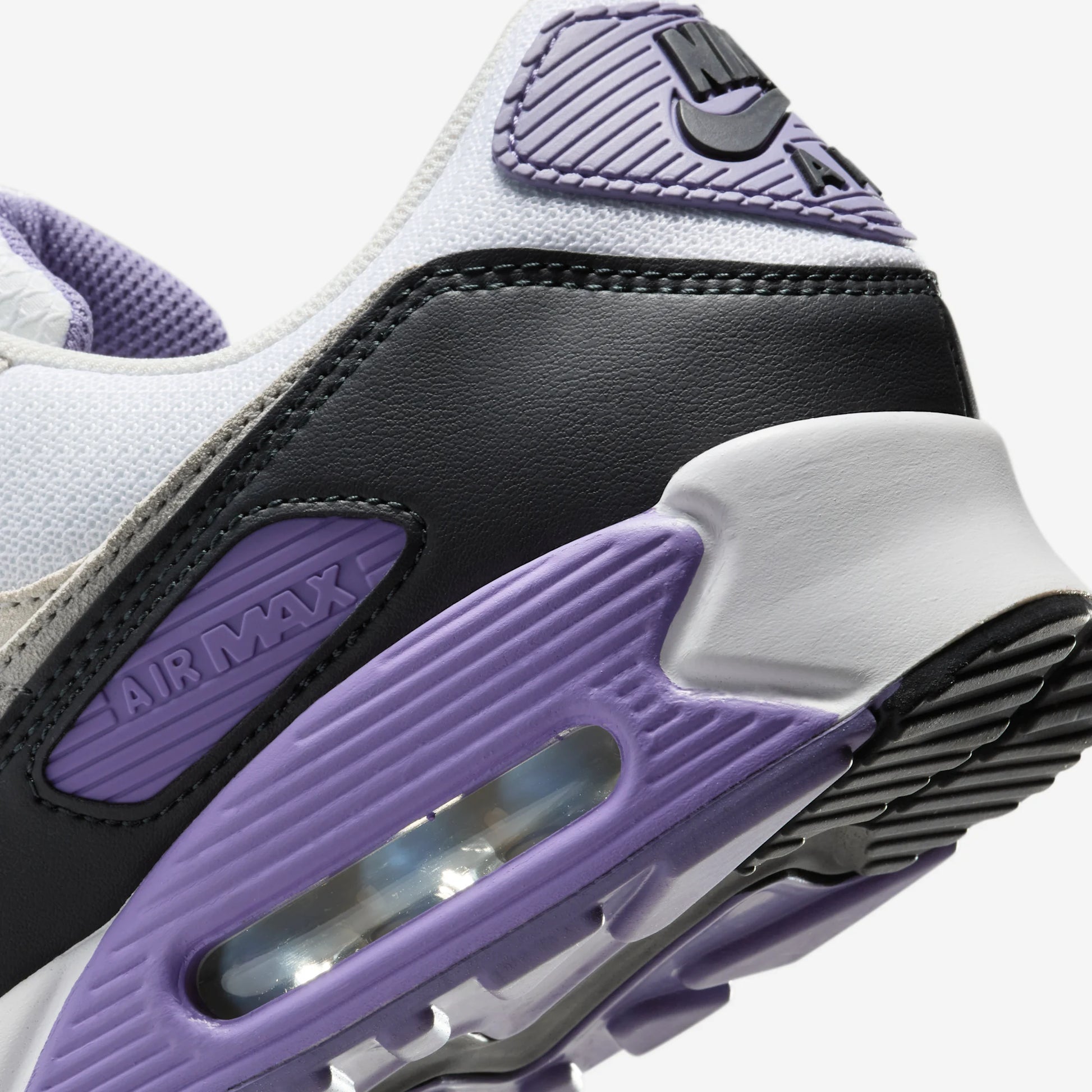 Nike Air Max 90 White Dusty Amethyst Photon Dust Light Smoke Grey