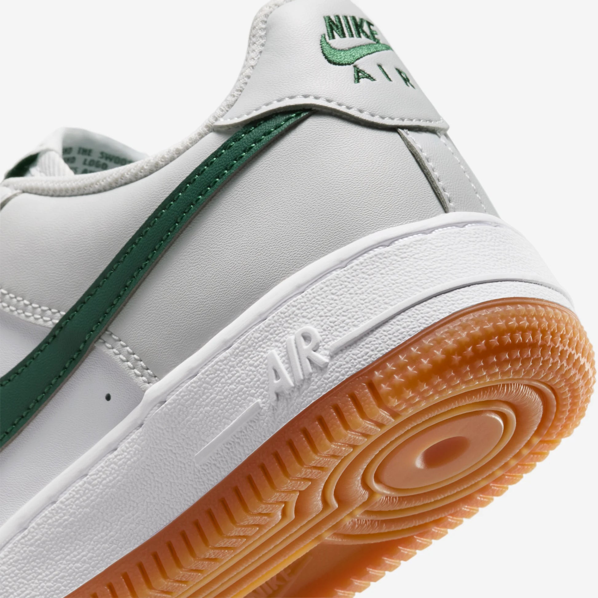 Nike Air Force 1 Low Photon Dust Fir Gum Medium Brown White (GS)