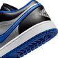 Jordan 1 Low Black Game Royal Metallic Platinum