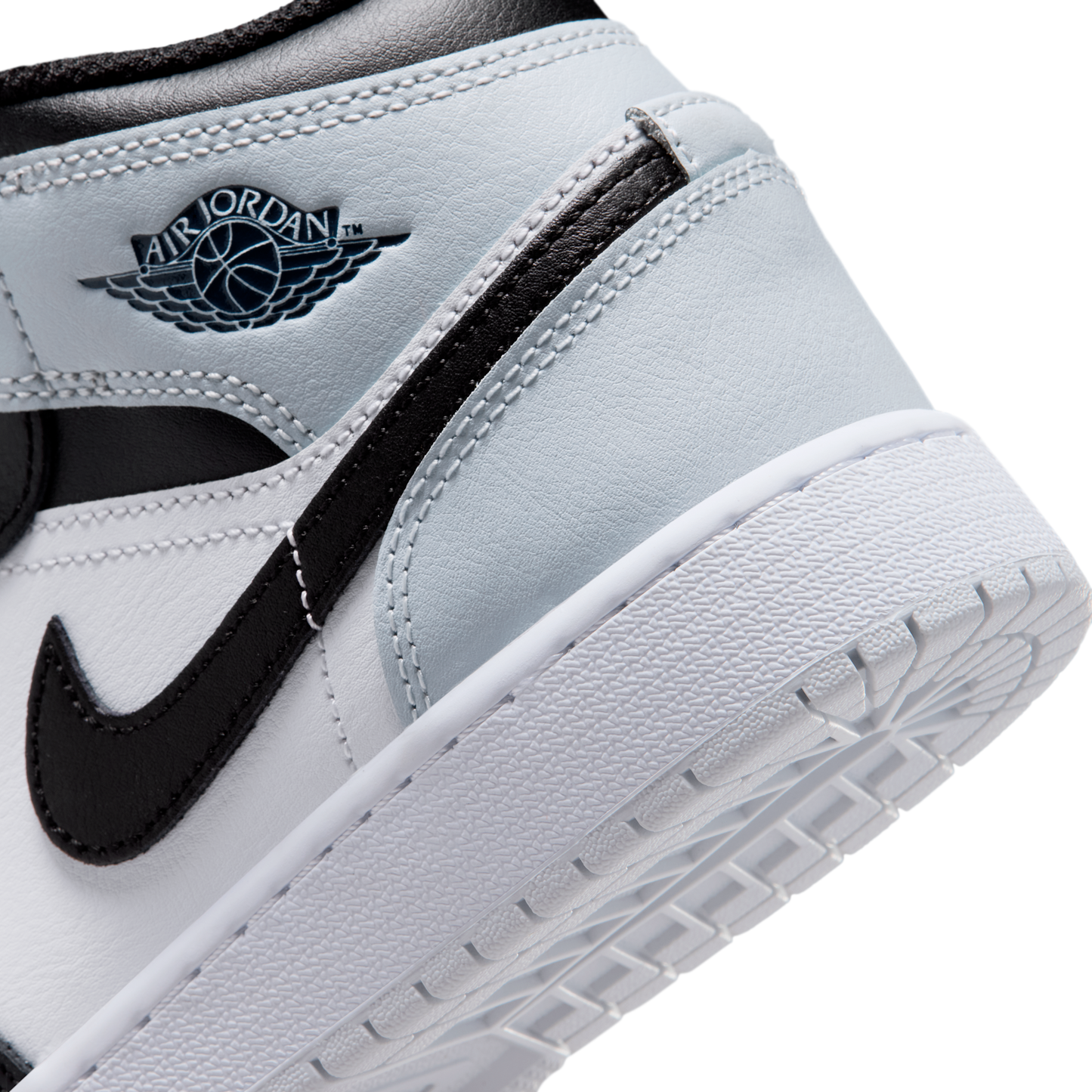 Jordan 1 Mid Black Aura Squadron Blue