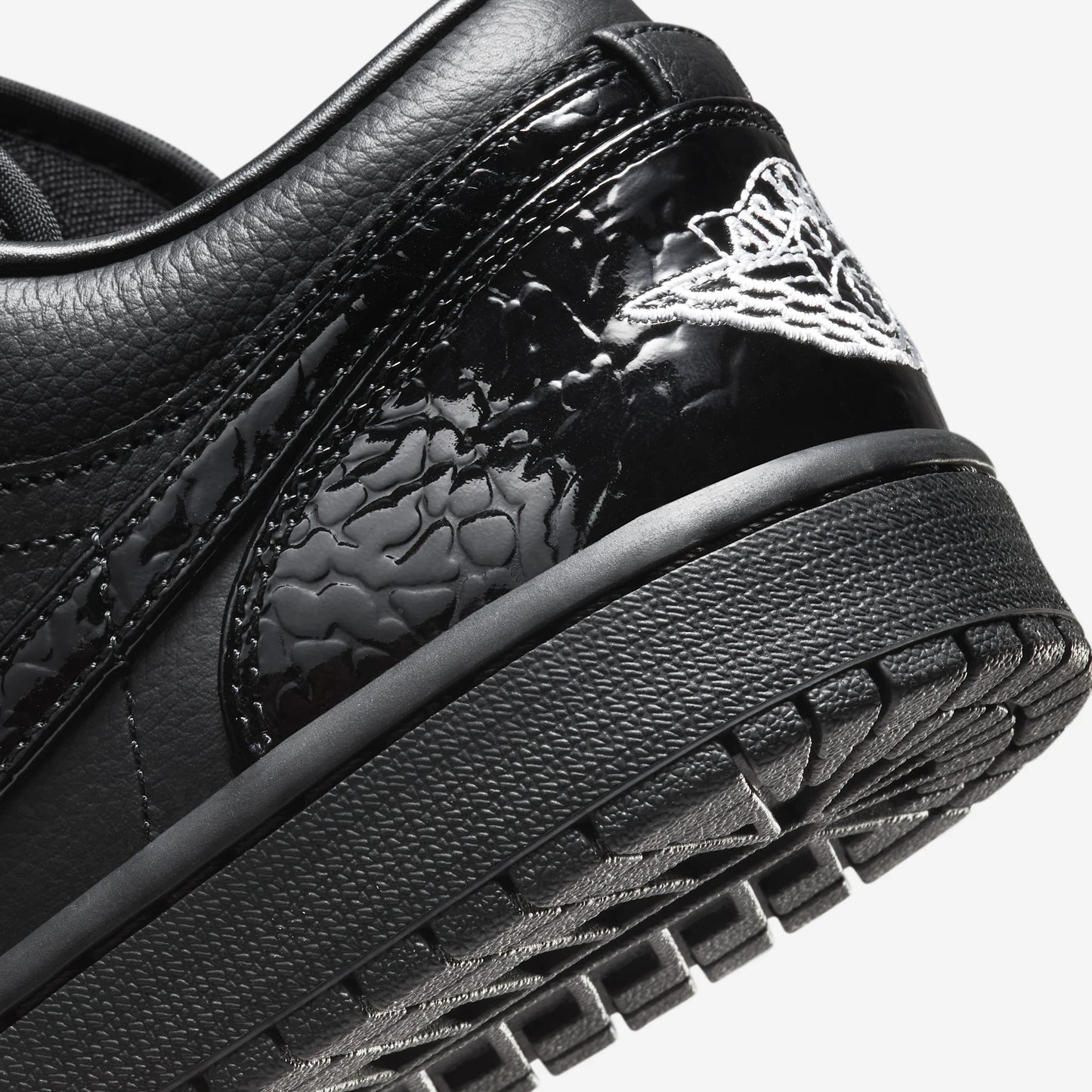 Jordan 1 Low SE Patent Elephant Black (Women's)
