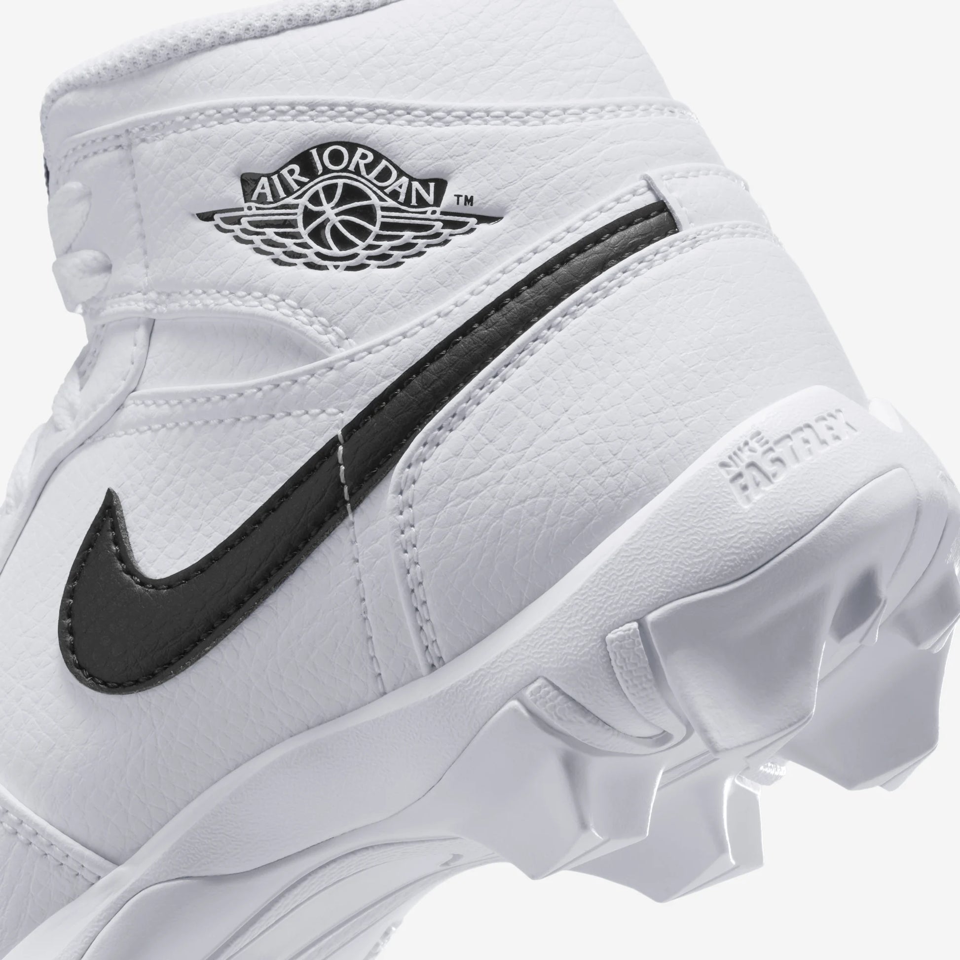 Jordan 1 Mid Cleat White Black (GS)