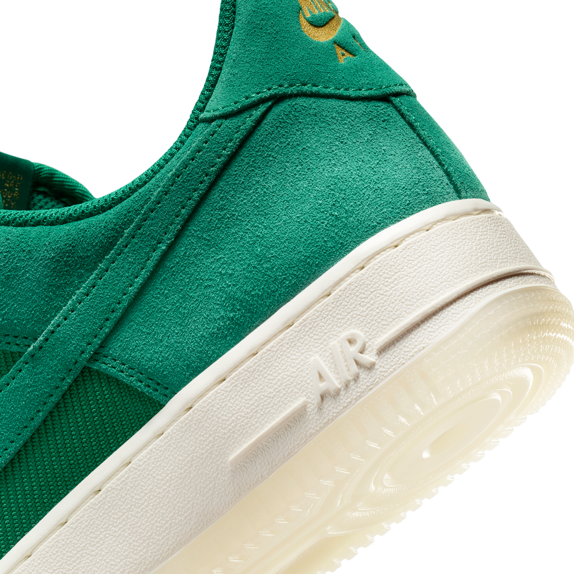 Nike Air Force 1 Low '07 LV8 Malachite Pale Ivory Metallic Gold