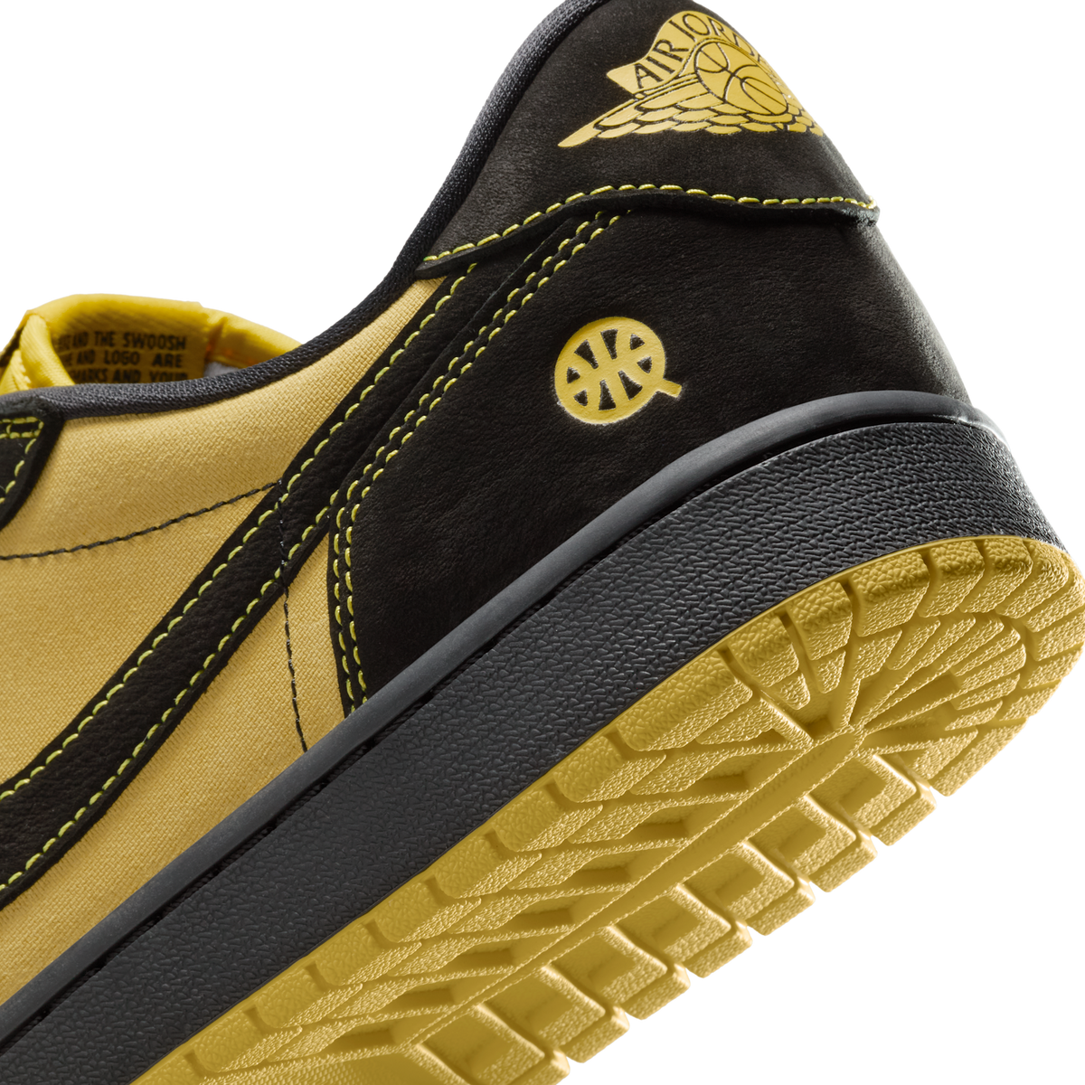 Jordan 1 Retro Low OG Quai 54 Black Tour Yellow Red