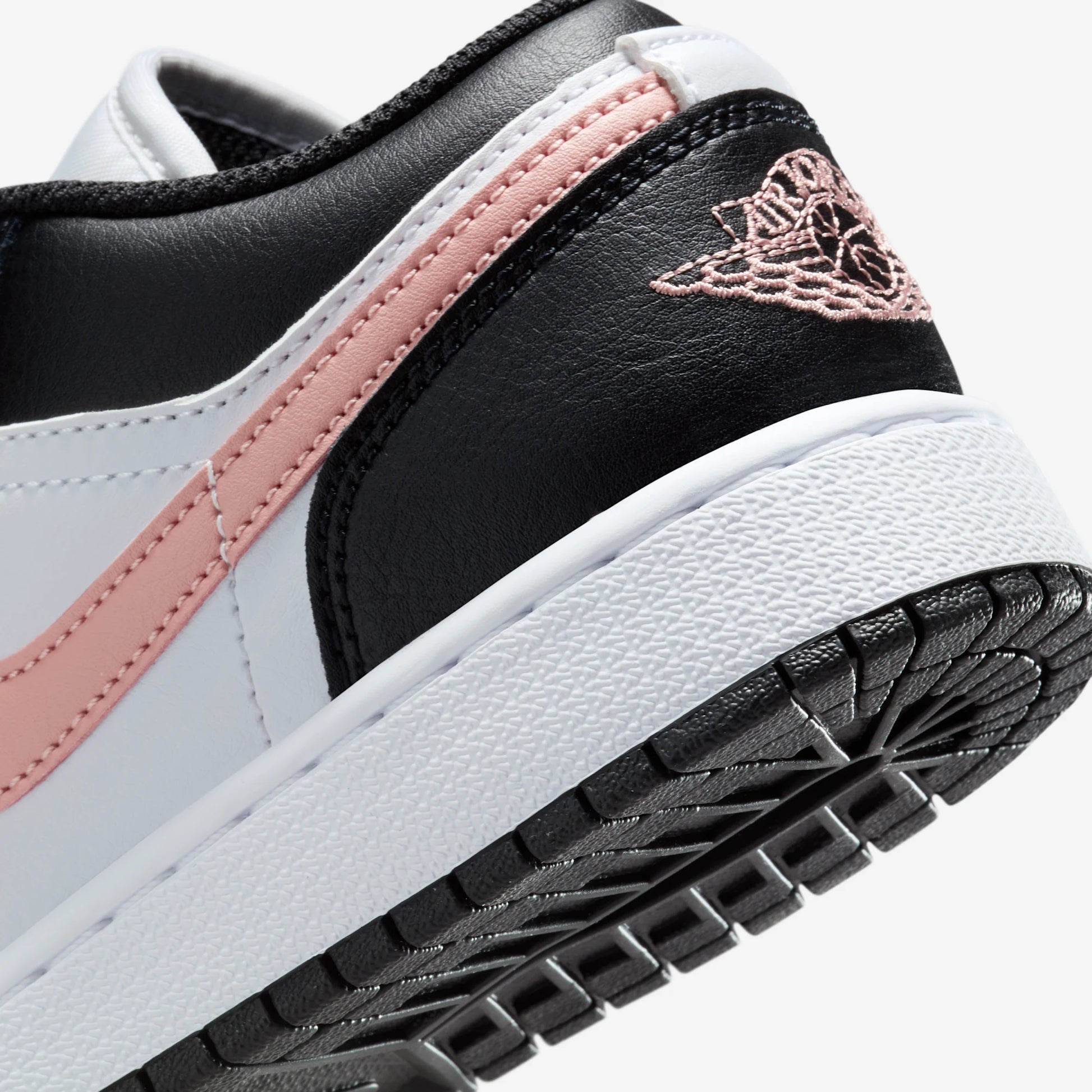 Jordan 1 Low White Black Rust Pink (GS)