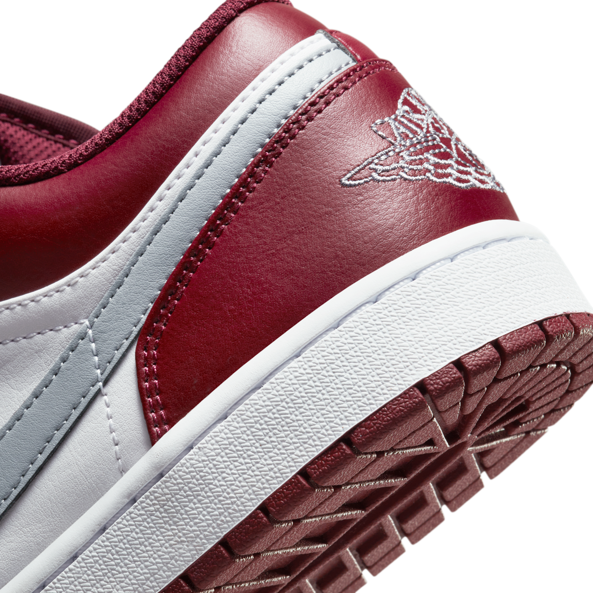 Jordan 1 Low White Bordeaux