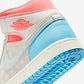 Jordan 1 Mid Sail Hot Lava Blue Chill (Women's)