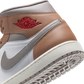 Jordan 1 Mid Rattan White College Grey