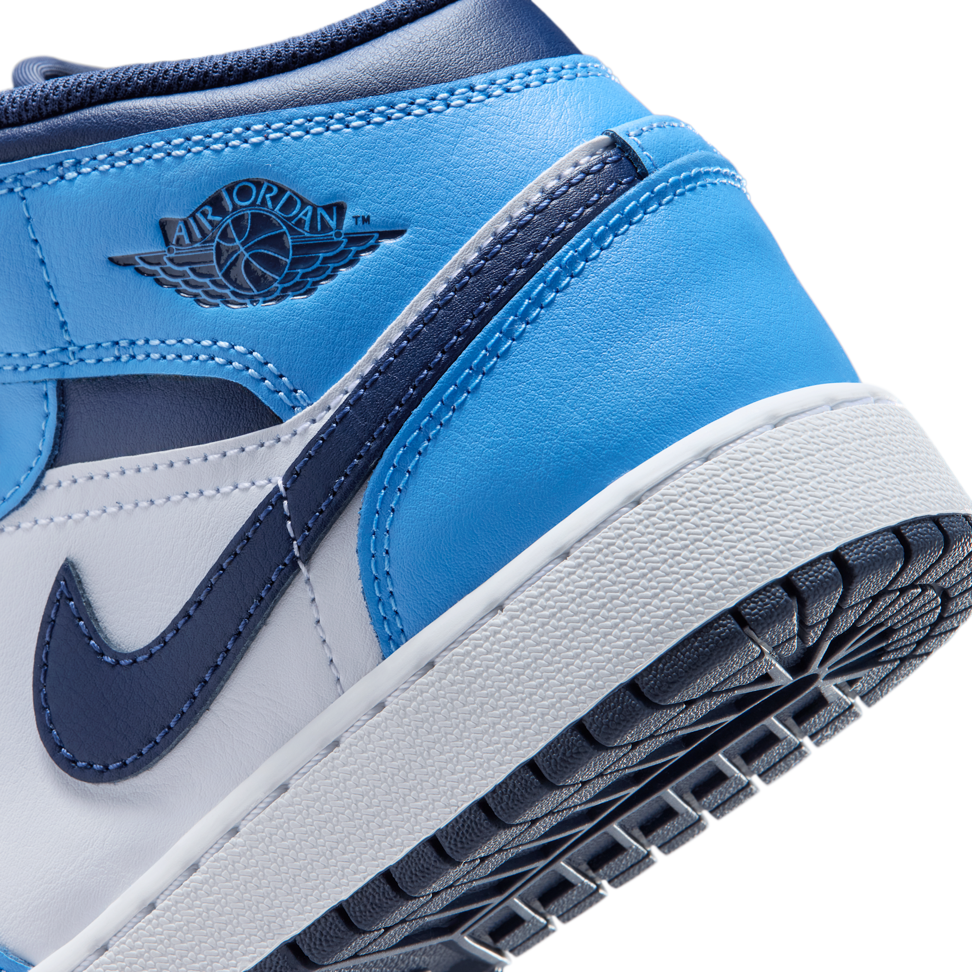 Jordan 1 Mid University Blue Midnight Navy